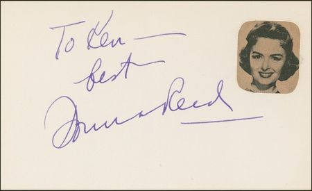 Lot #929 It’s a Wonderful Life: Stewart and Reed Signatures - Image 1