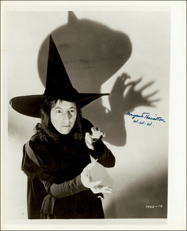 Lot 1119 Wizard of Oz: Hamilton, Margaret Signed Photograph