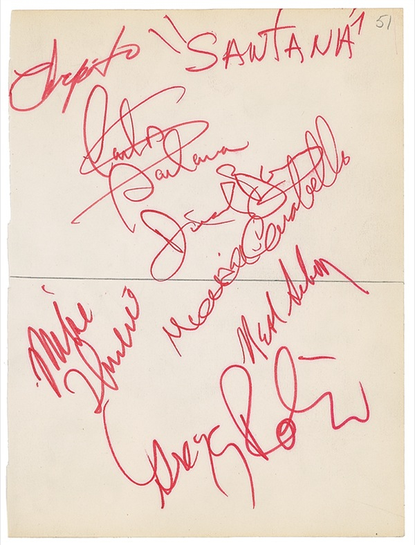 Lot 751 Santana Signature