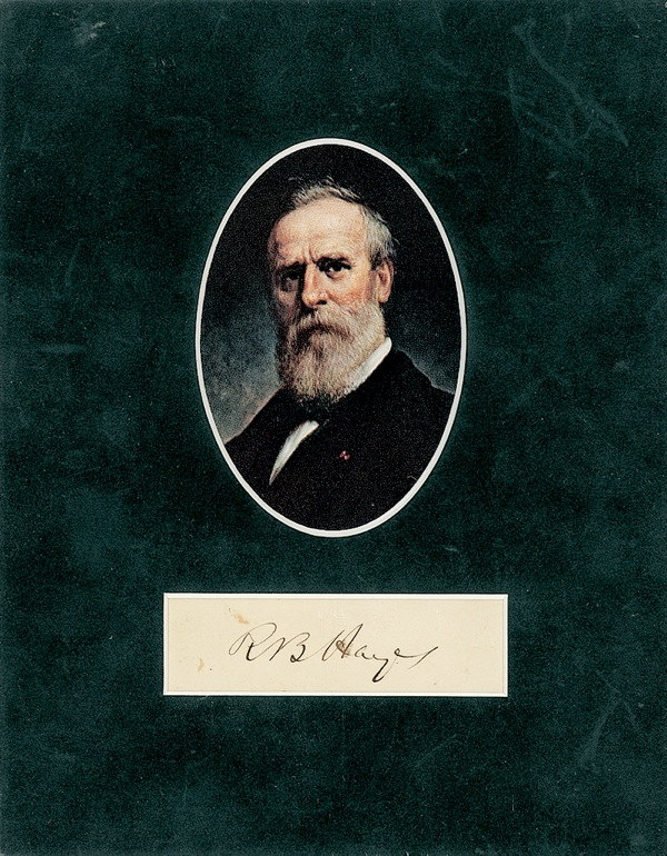 Lot 66 Rutherford B. Hayes Signature