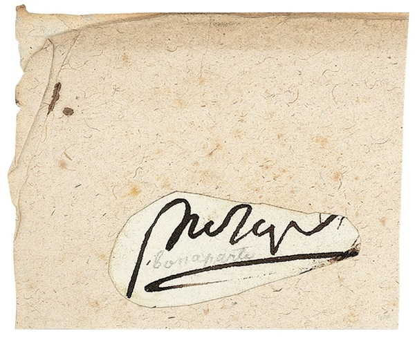 Lot 262 Napoleon Signature