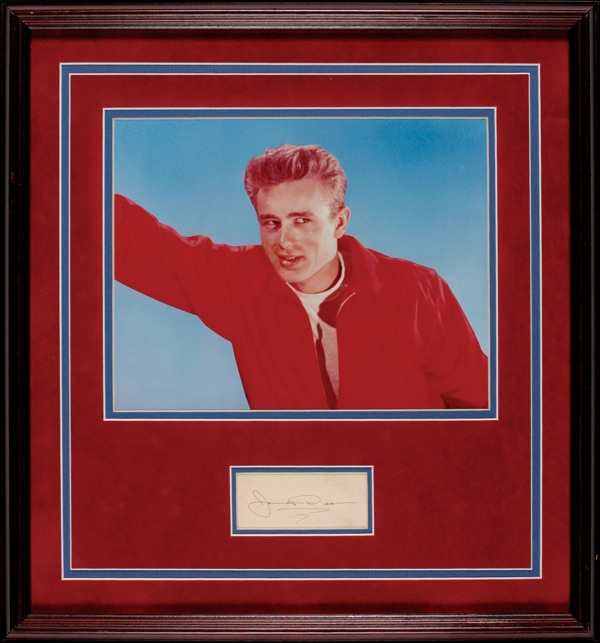 Lot 869 James Dean Signature
