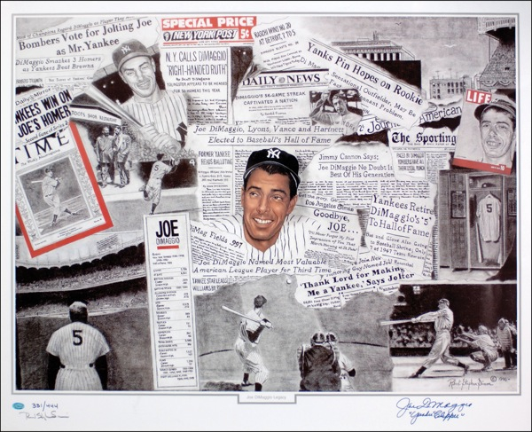 Lot 1193 Joe DiMaggio Group Lot