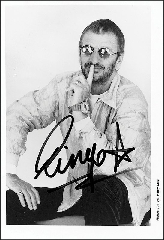 Lot 620 Beatles: Starr, Ringo Signed Photograph