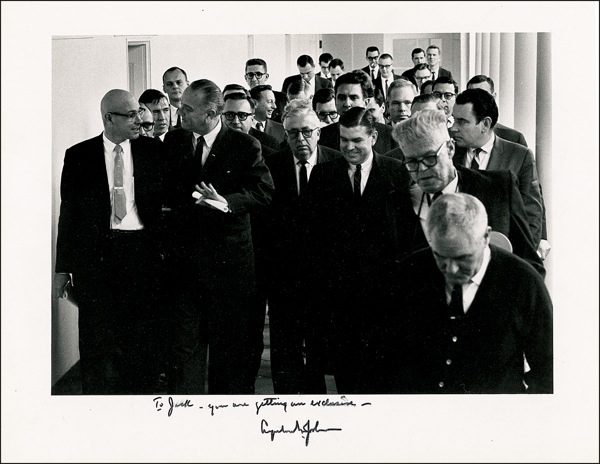 Lot 78 Lyndon B. Johnson Signed Photograph
