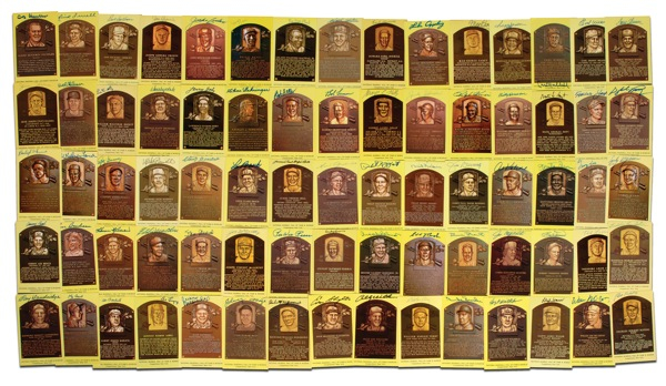 Lot 1144 Baseball Hall of Famers Group Lot