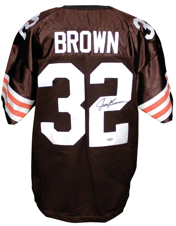 Lot 1167 Jim Brown Football Jersey