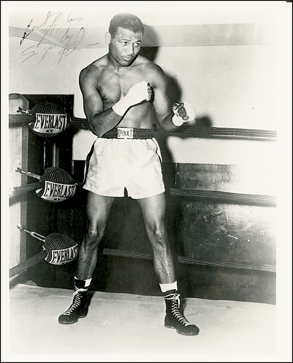Lot 1382 Sugar Ray Robinson Signed Photograph