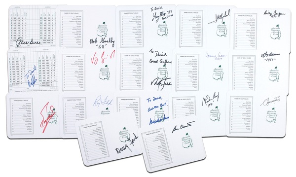 Lot 1222 Golf: Masters Champions Group Lot