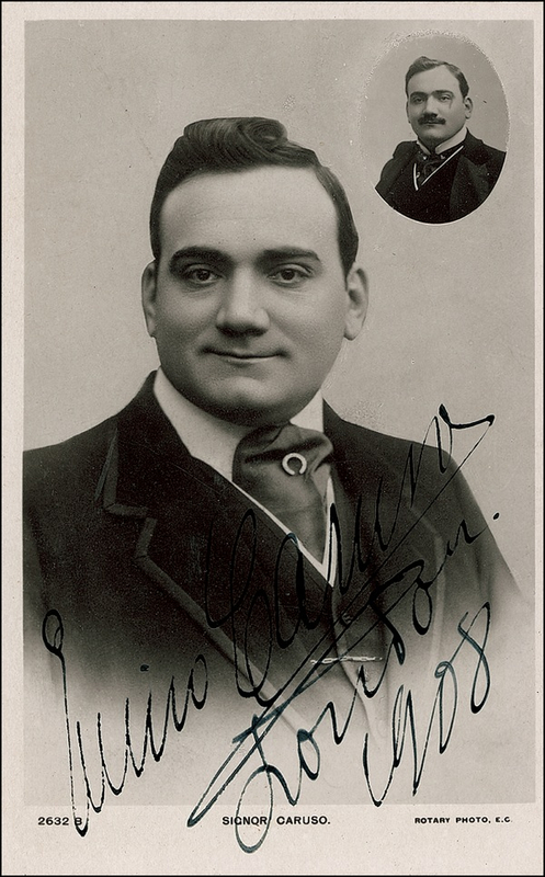 Lot 637 Enrico Caruso Signed Photograph