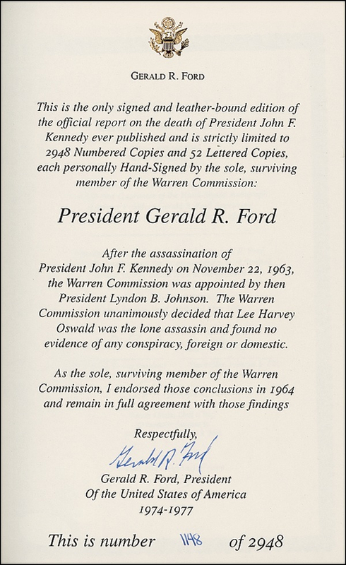 Lot 54 Gerald R. Ford Book