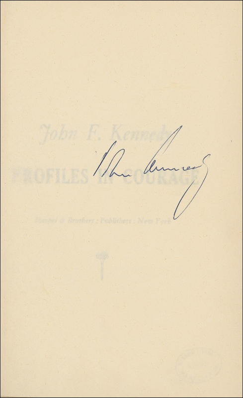 Lot 82 John F. Kennedy Book