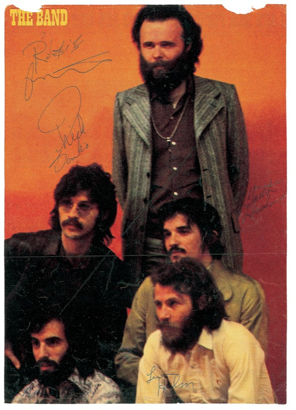 Lot 607 The Band Signed Photograph