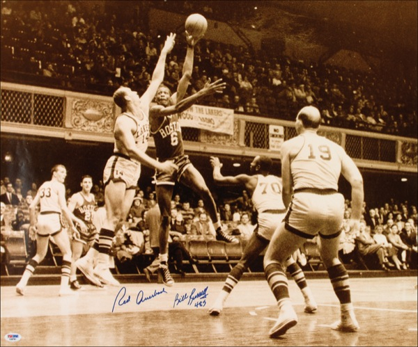 Lot 1390 Bill Russell and Red Auerbach Signed Photograph