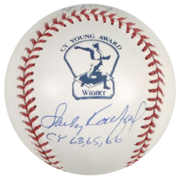 Lot 1269 Sandy Koufax Baseball