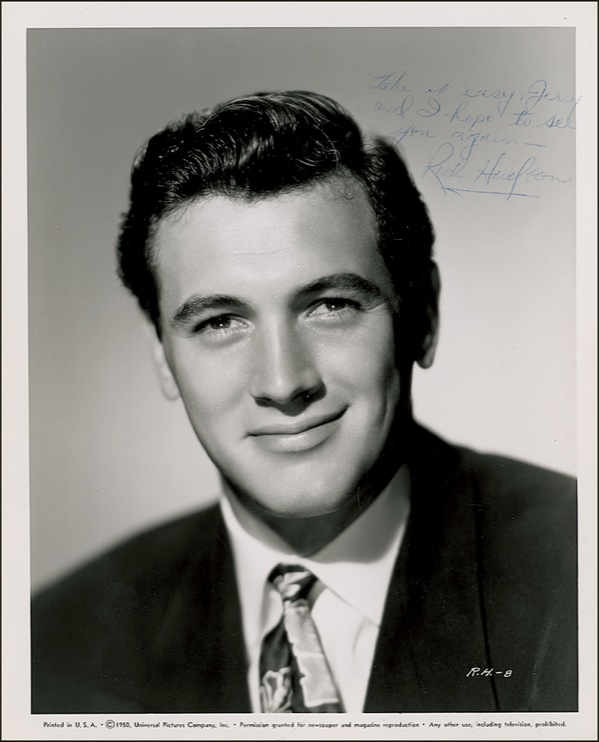 Lot 949 Rock Hudson Signed Photograph