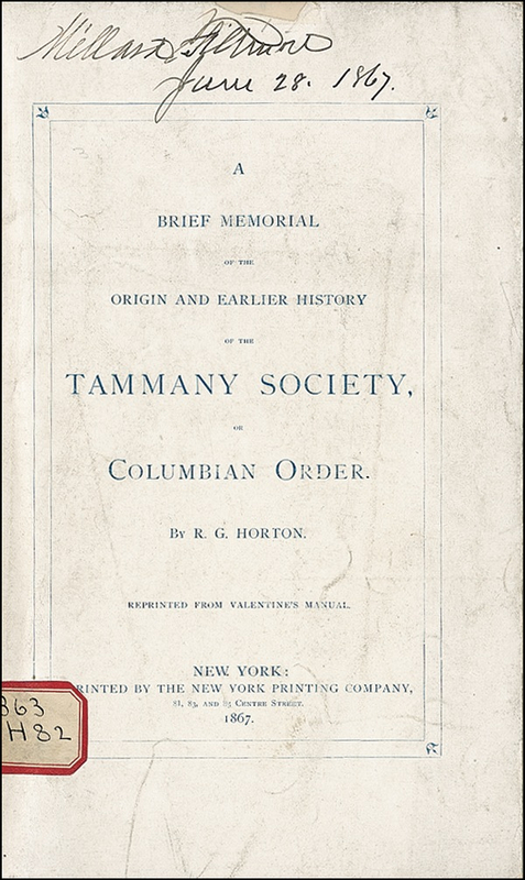 Lot 47 Millard Fillmore Booklet