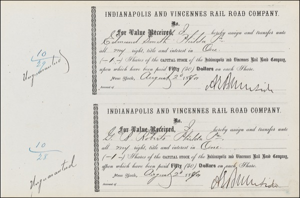 Lot 308 Ambrose E. Burnside Signed Document