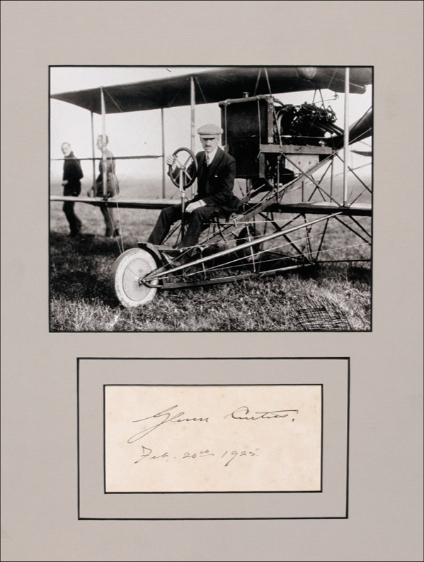 Lot 431 Glenn Curtiss Signature