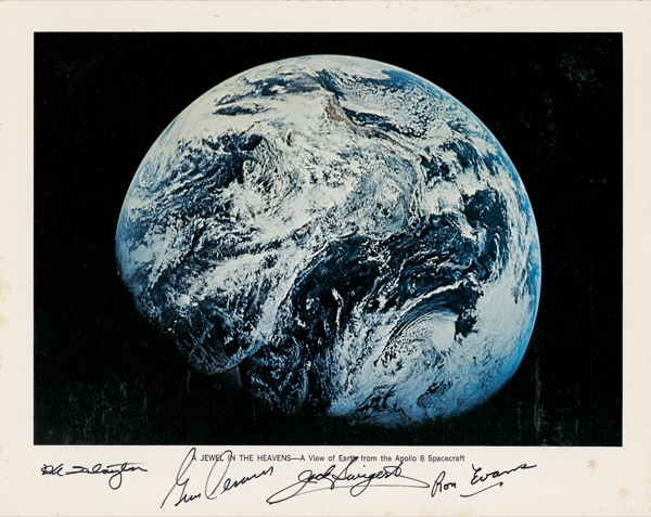 Lot 401 Apollo 8 Signed Photograph
