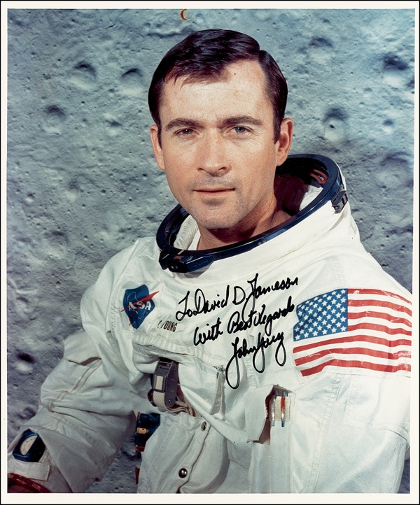 Lot 472 John Young Signed Photograph