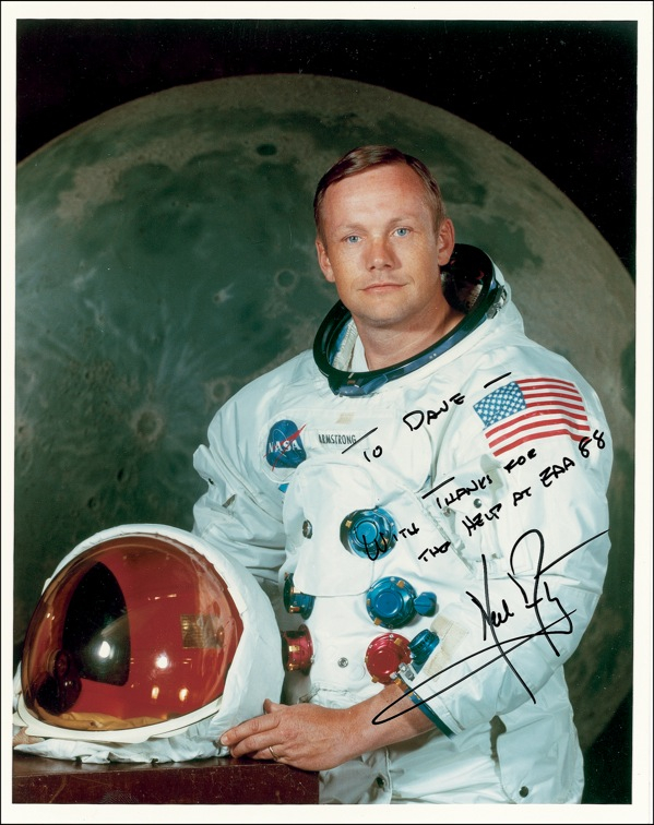 Lot 407 Neil Armstrong Signed Photograph