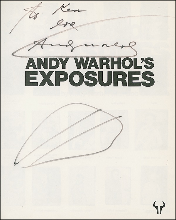 Lot 550 Andy Warhol Book