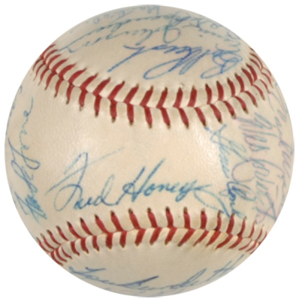 Lot 1310 Milwaukee Braves Baseball