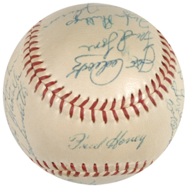 Lot 1312 Milwaukee Braves Baseball