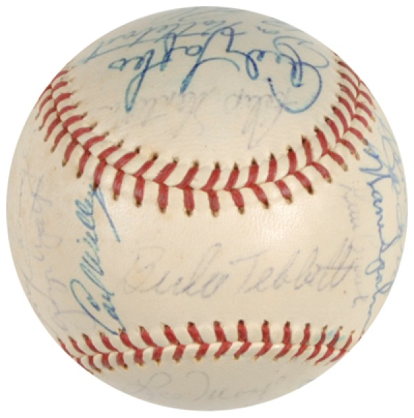 Lot 1313 Milwaukee Braves Baseball