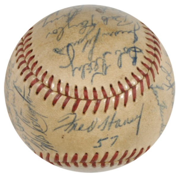 Lot 1314 Milwaukee Braves Baseball