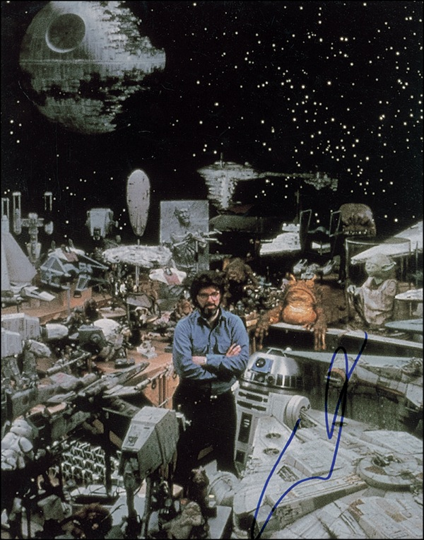 Lot 1079 Star Wars: Lucas, George Signed Photograph