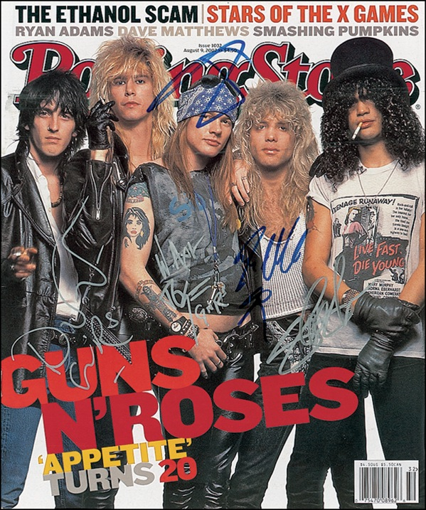 Lot 674 Guns N’ Roses Magazine Cover