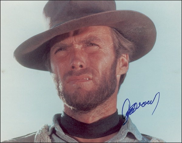 Lot 880 Clint Eastwood Signed Photograph