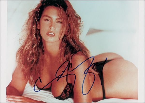 Lot 859 Cindy Crawford Signed Photograph
