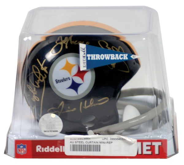 Lot 1366 Pittsburgh Steelers Football Helmet