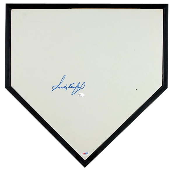 Lot 1270 Sandy Koufax Home Plate