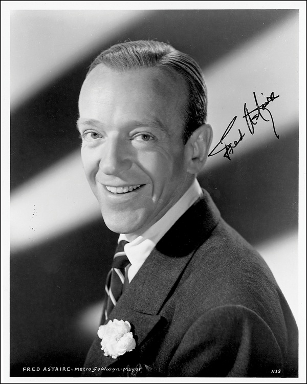 Lot 805 Fred Astaire Signed Photograph