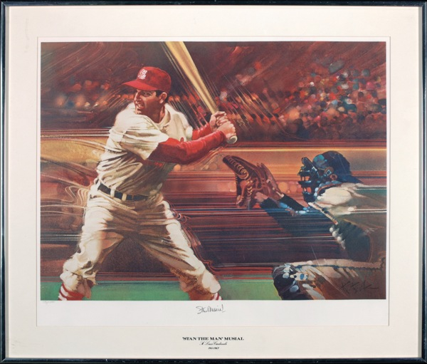 Lot 1324 Stan Musial Lithograph