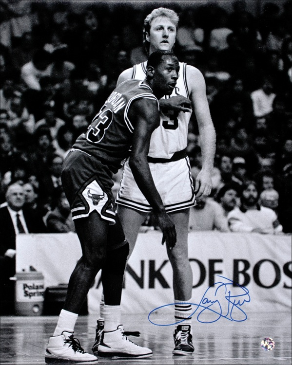 Lot 1153 Larry Bird Signed Photograph