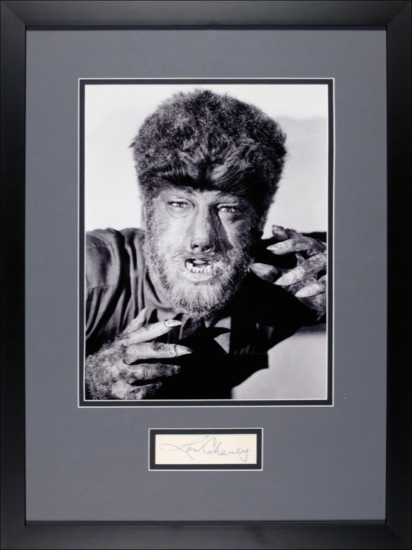 Lot 845 Lon Chaney, Jr Signature
