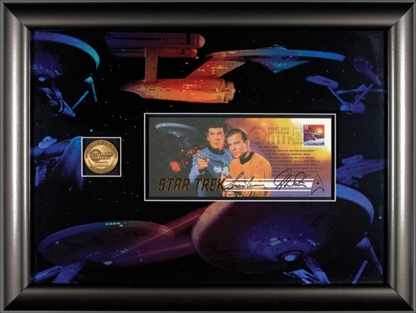 Lot 1077 Star Trek: Shatner and Nimoy Commemorative Cover