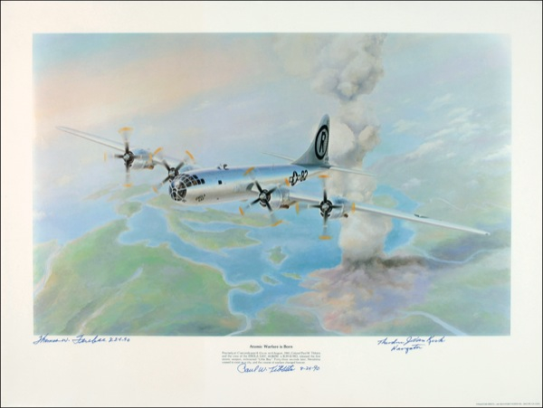 Lot 320 Enola Gay Lithograph