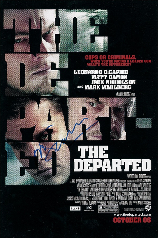 Lot 1060 Martin Scorsese Signed Photograph