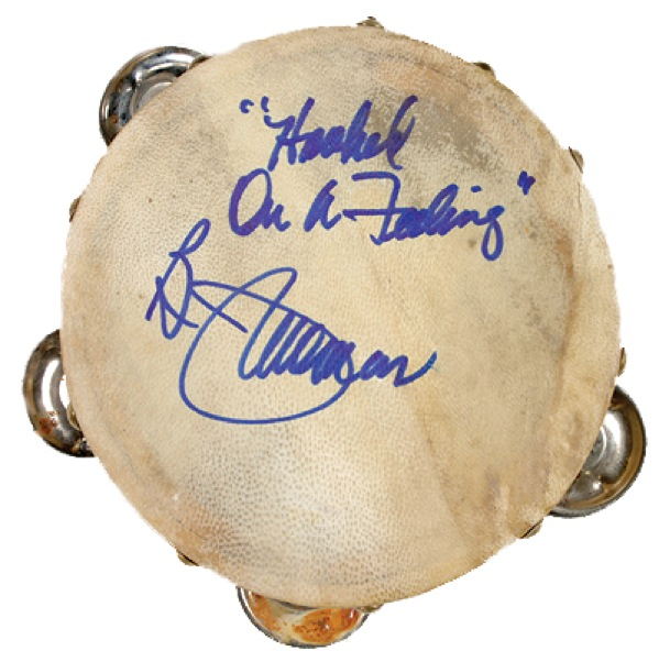 Lot 772 B. J. Thomas Tambourine
