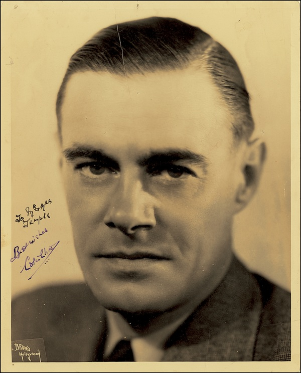 Lot 852 Colin Clive Signed Photograph
