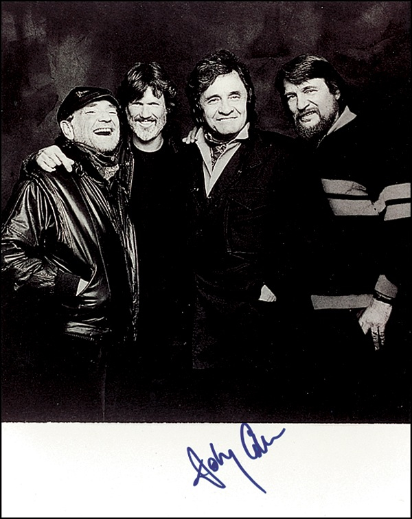 Lot 639 Johnny Cash Signed Photograph