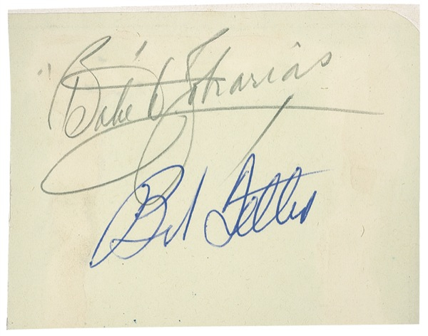 Lot 1191 Babe Didrikson Zaharias Signature