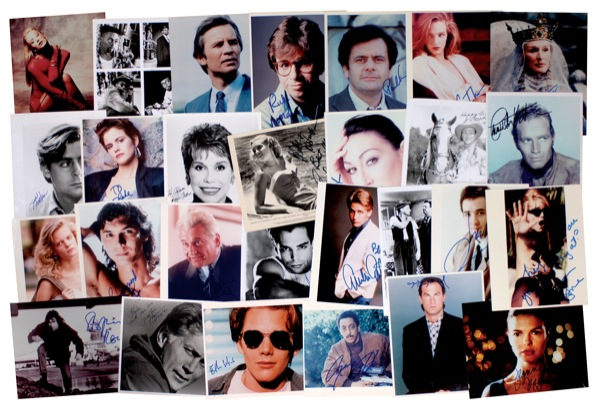 Lot 800 Actors and Actresses Group Lot