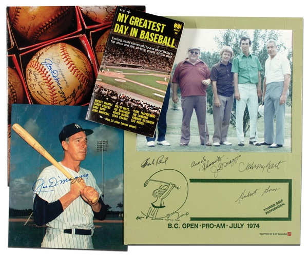 Lot 1199 Joe DiMaggio Group Lot